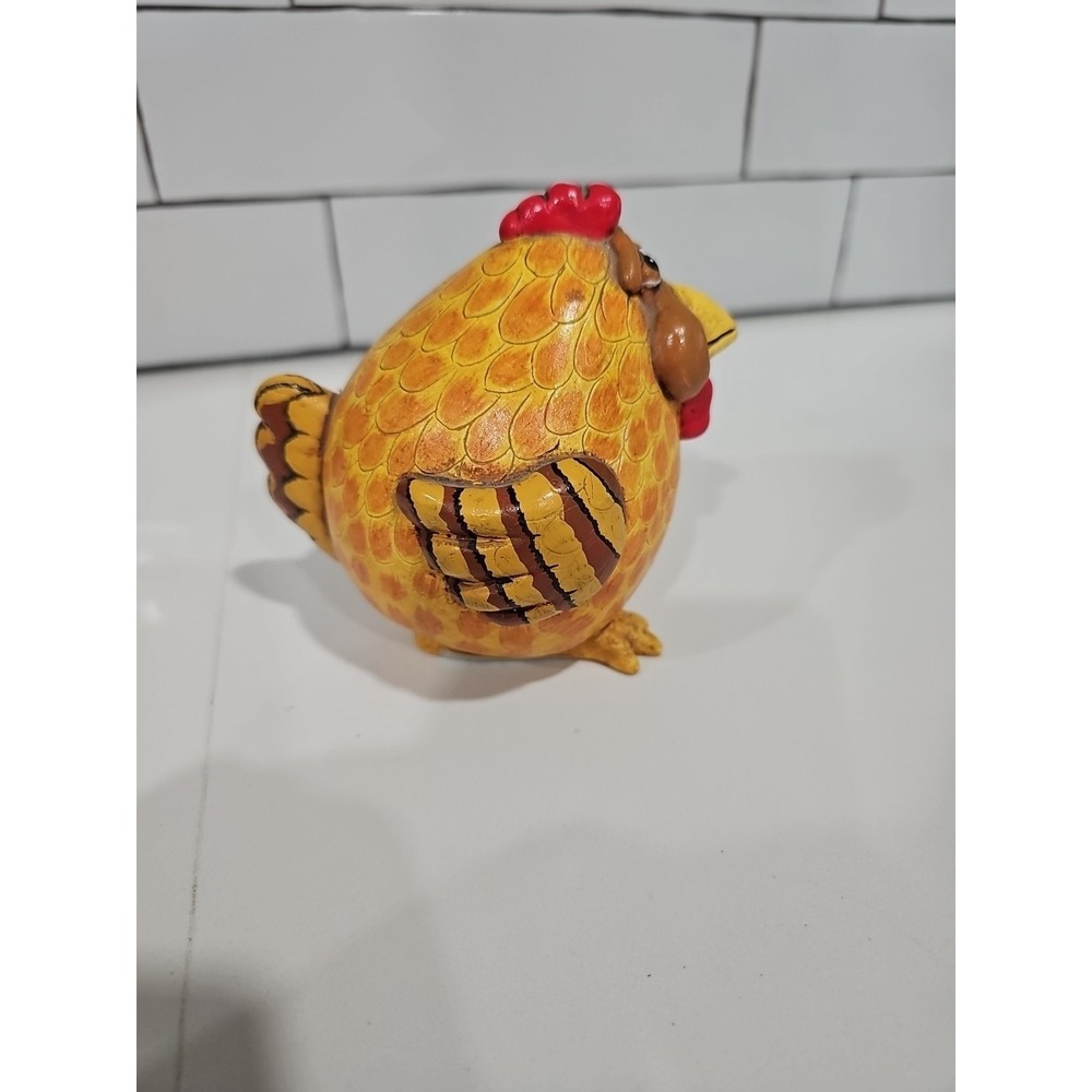 Chicken Gourd by Vicki Thomas Folk Art Americana Vintage Farmhouse Enesco 1990s - Picture 2 of 6